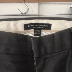 Rapid Movement Aiden Slim Chino: Dark Gray 34-30